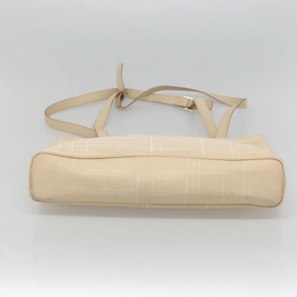 Salvatore Ferragamo Shoulder Bag Canvas Beige Silver Auth bs25144 - Picture 6 of 16